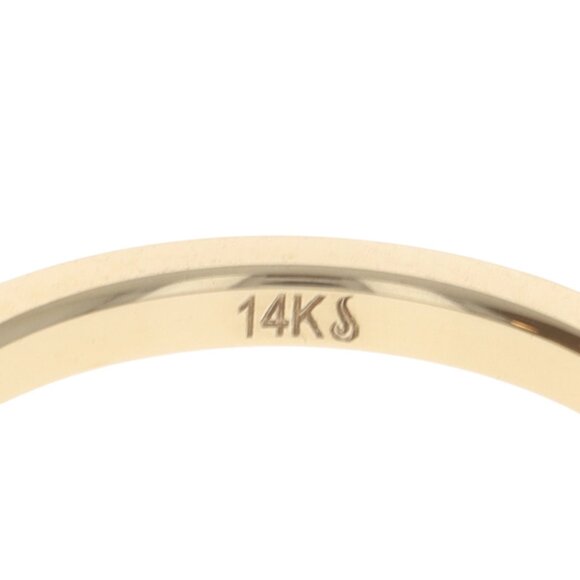 Yellow Gold Wedding Band - 14k Stack Ring - Picture 6 of 6